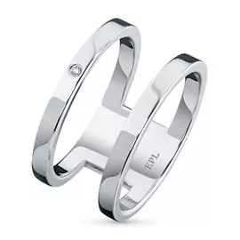 Кольцо из серебра с бриллиантом э0601кц02193900