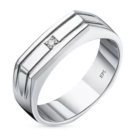 Кольцо из серебра с бриллиантом э0601кц02199300