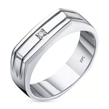 Кольцо из серебра с бриллиантом э0601кц02199300