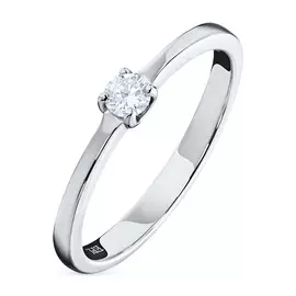 Кольцо из серебра с бриллиантом э0601кц03154200