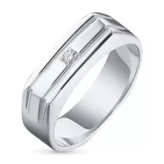 Кольцо из серебра с бриллиантом э0601кц04200702