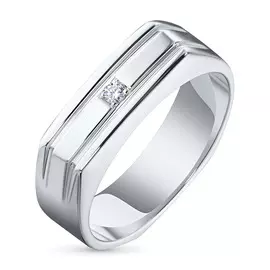 Кольцо из серебра с бриллиантом э0601кц04200702