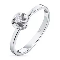 Кольцо из серебра с бриллиантом э0601кц04200717