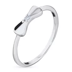 Кольцо из серебра с бриллиантом э0601кц04200851