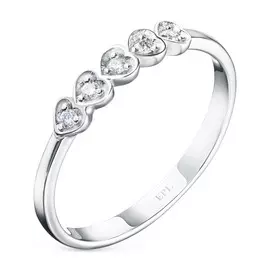 Кольцо из серебра с бриллиантами э0601кц04201013