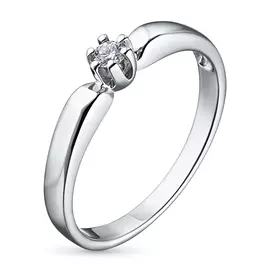 Кольцо из серебра с бриллиантом э0601кц05151500