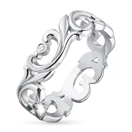 Кольцо из серебра с бриллиантами э0601кц08177000