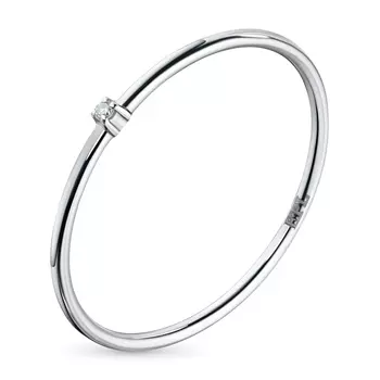 Кольцо из серебра с бриллиантом э0601кц09220351