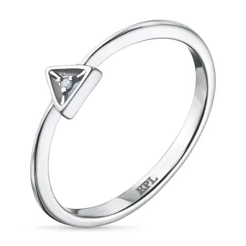 Кольцо из серебра с бриллиантом э0601кц09220360