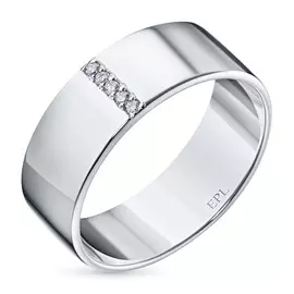 Кольцо из серебра с бриллиантами э0601кц10153600