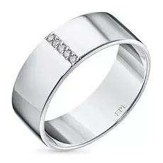 Кольцо из серебра с бриллиантом э0601кц10153600