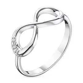 Кольцо из серебра с бриллиантом э0601кц12170351