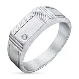 Кольцо из серебра с бриллиантом э1701кц02182400