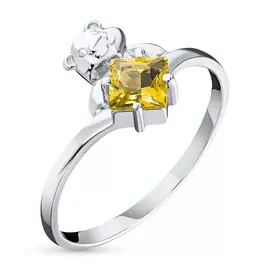 Кольцо из серебра с гранатом э0606кц04200206