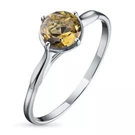 Кольцо из серебра с цитрином э0636кц04200137