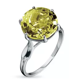 Кольцо из серебра с цитрином э0636кц04200139