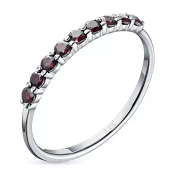 Кольцо из серебра с гранатами э0606кц12153400