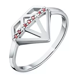 Кольцо из серебра с гранатами э0606кц12194520