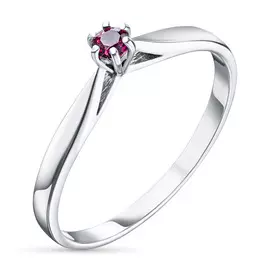 Кольцо из серебра с гранатом э0606к_121543