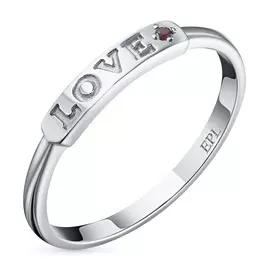 Кольцо из серебра с гранатом э0606кц01200601