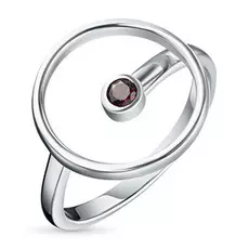 Кольцо из серебра с гранатом э0606кц01206050