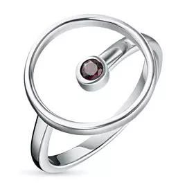Кольцо из серебра с гранатом э0606кц01206050