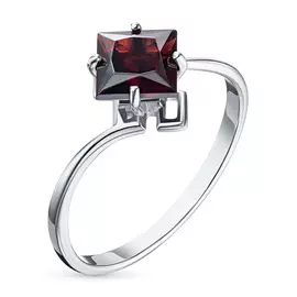 Кольцо из серебра с гранатом э0606кц04200024