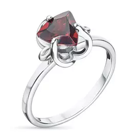 Кольцо из серебра с гранатом э0606кц04200183