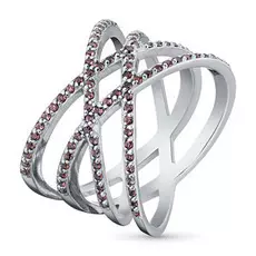 Кольцо из серебра с гранатом э0606кц04200793