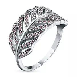 Кольцо из серебра с гранатом э0606кц04202567