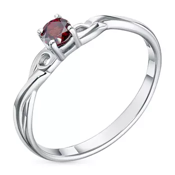 Кольцо из серебра с гранатом э0606кц05151200
