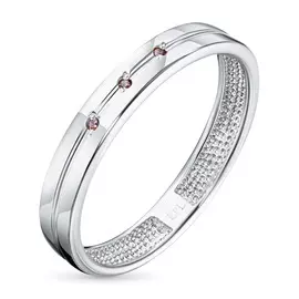 Кольцо из серебра с гранатом э0606кц05152200