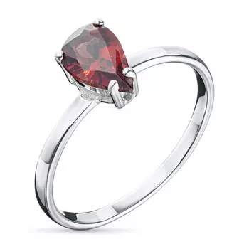 Кольцо из серебра с гранатом э0606кц10200468
