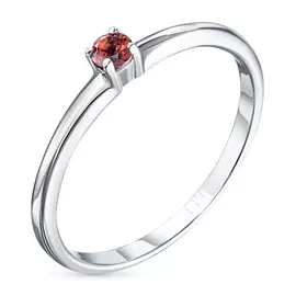 Кольцо из серебра с гранатом э0606кц12154200