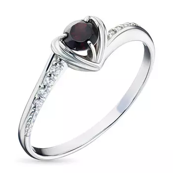 Кольцо из серебра с гранатом э0606кц04200063