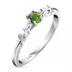 Кольцо из серебра с хромдиопсидом э0601кц04200812