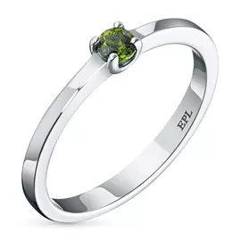 Кольцо из серебра с хромдиопсидом э0605кц03154200