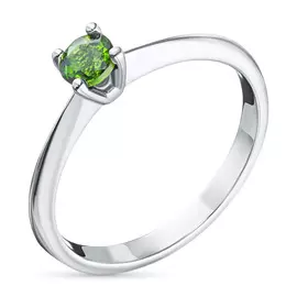 Кольцо из серебра с хромдиопсидом э0605кц04164200