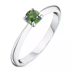 Кольцо из серебра с хромдиопсидом э0605кц04164200