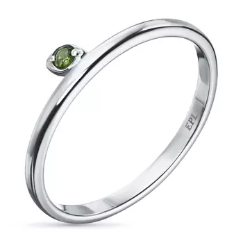 Кольцо из серебра с хромдиопсидом э0605кц06220423