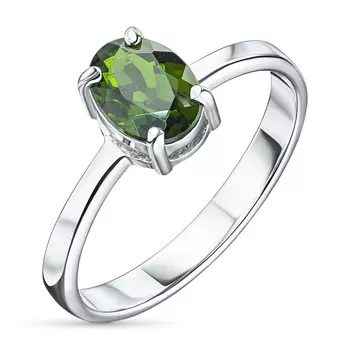 Кольцо из серебра с хромдиопсидом э0605кц10200467