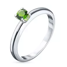 Кольцо из серебра с хромдиопсидом э0605кц11102400