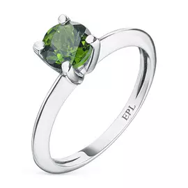Кольцо из серебра с хромдиопсидом э0611кц12192040