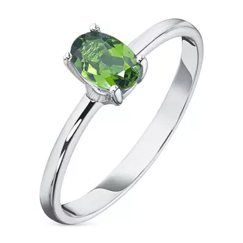 Кольцо из серебра с хромдиопсидом э0605кц04202391