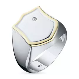 Кольцо из серебра с и бриллиантом э0601кц09198480