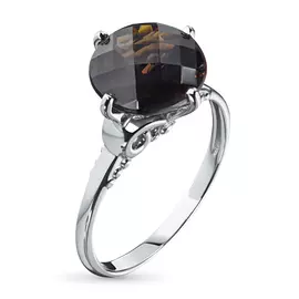 Кольцо из серебра с раухтопазом э0641кц04200130