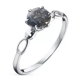Кольцо из серебра с раухтопазом 104008-010-0019