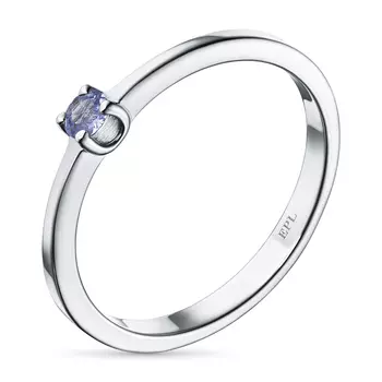 Кольцо из серебра с танзанитом э0608кц03154200