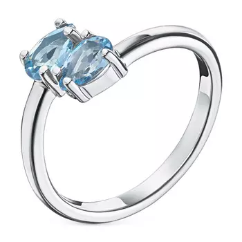 Кольцо из серебра с топазами э0609кц03220460