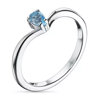Кольцо из серебра с топазом э0609кц03220457
